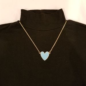 Heart Necklace Turquoise Color